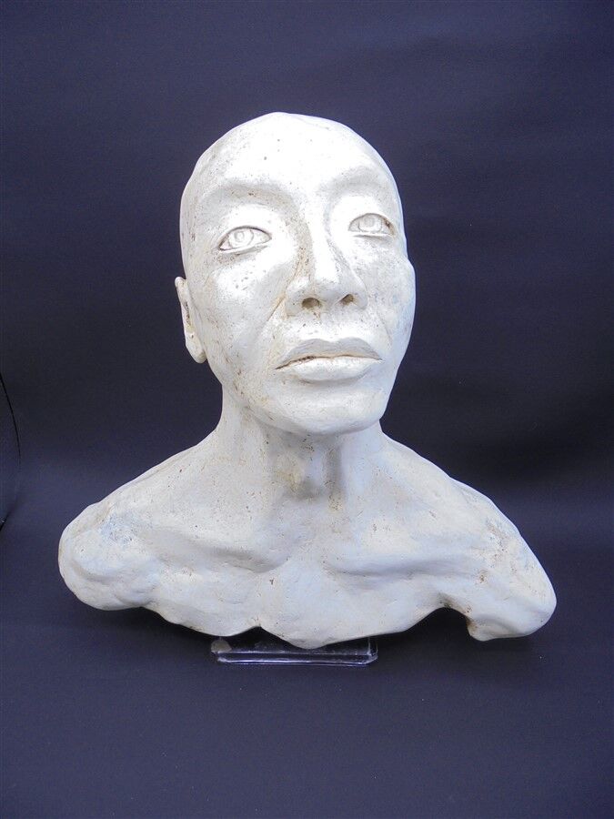 Plaster bust