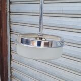 Czechoslovakian frosted glass pendant light