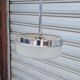 Czechoslovakian frosted glass pendant light