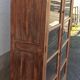 Old wooden glass cabinet