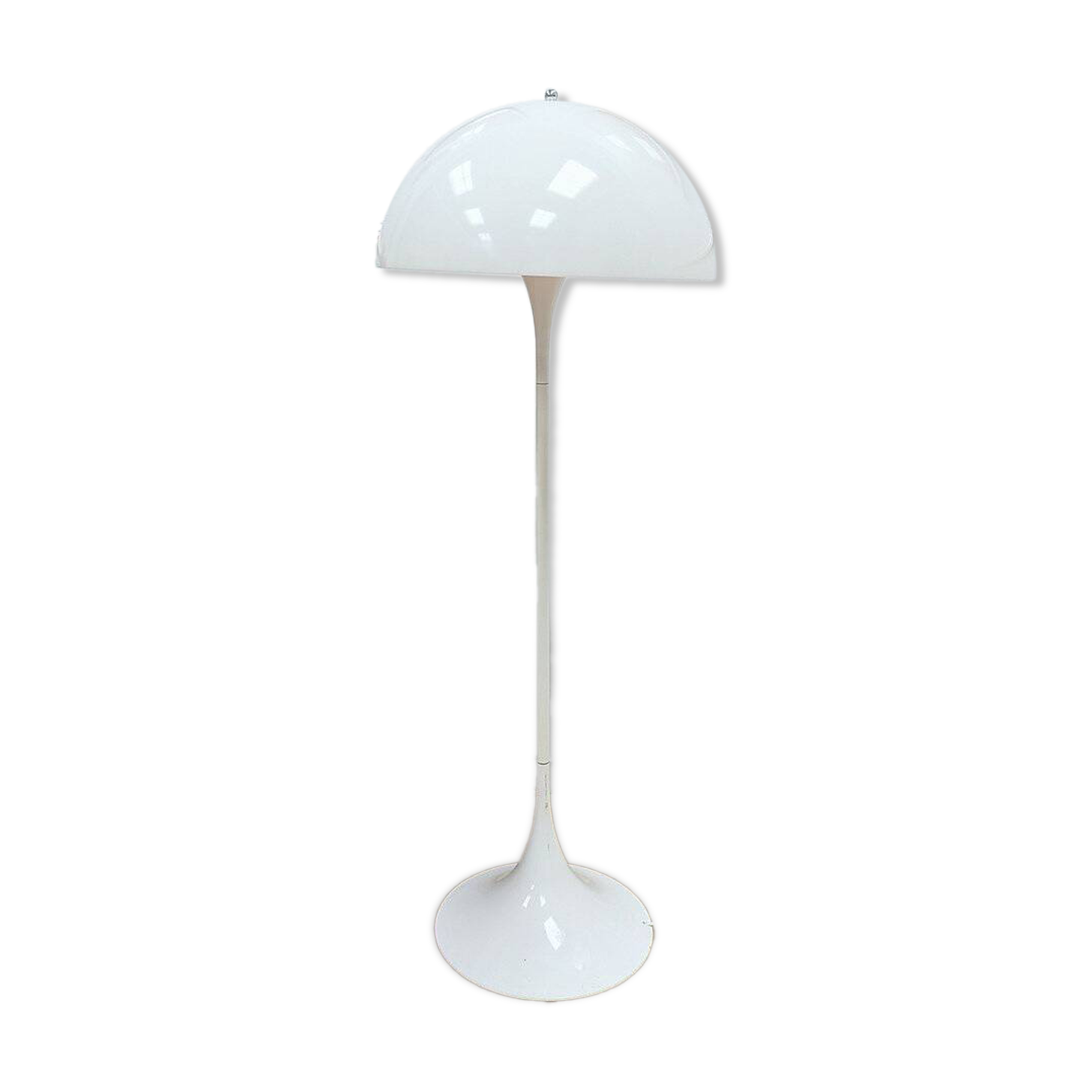 White Panthella lamp