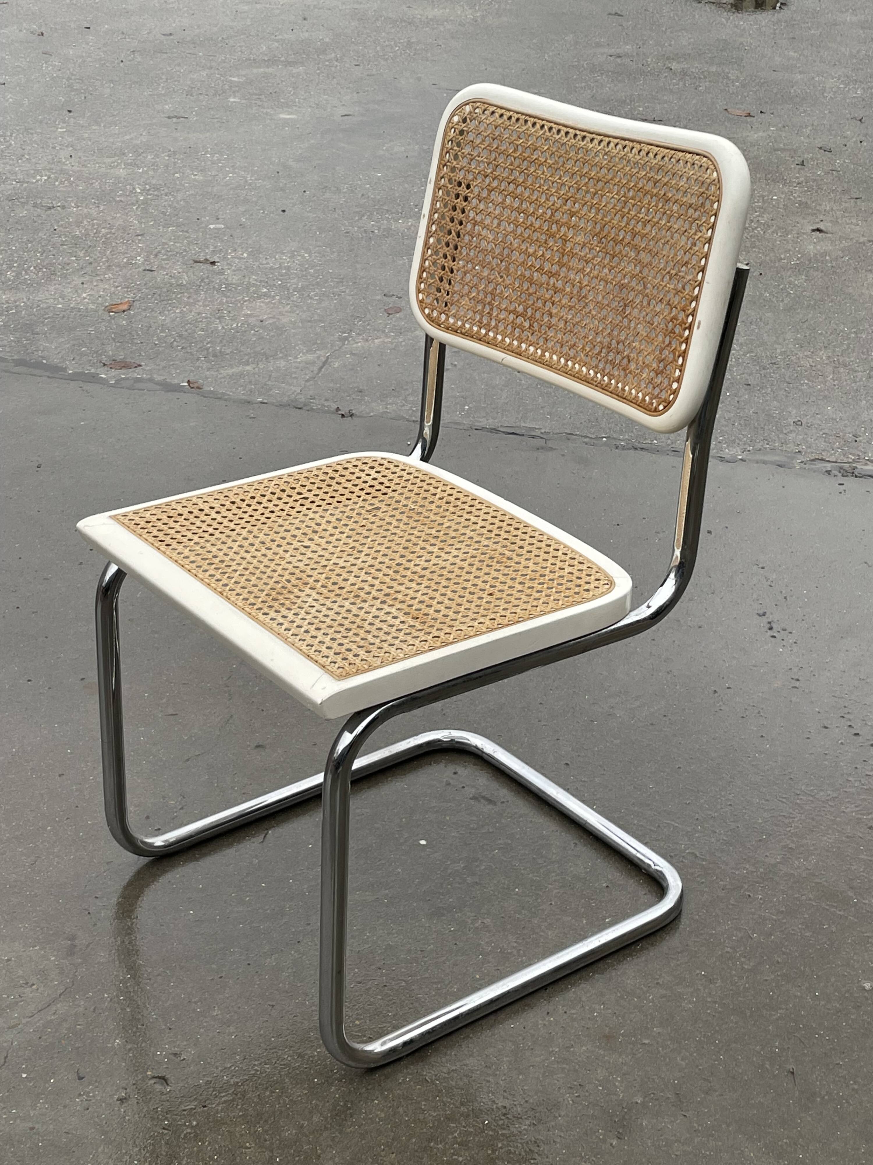 Cesca design chair b32 model in chrome