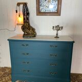 Marble top chest of drawers