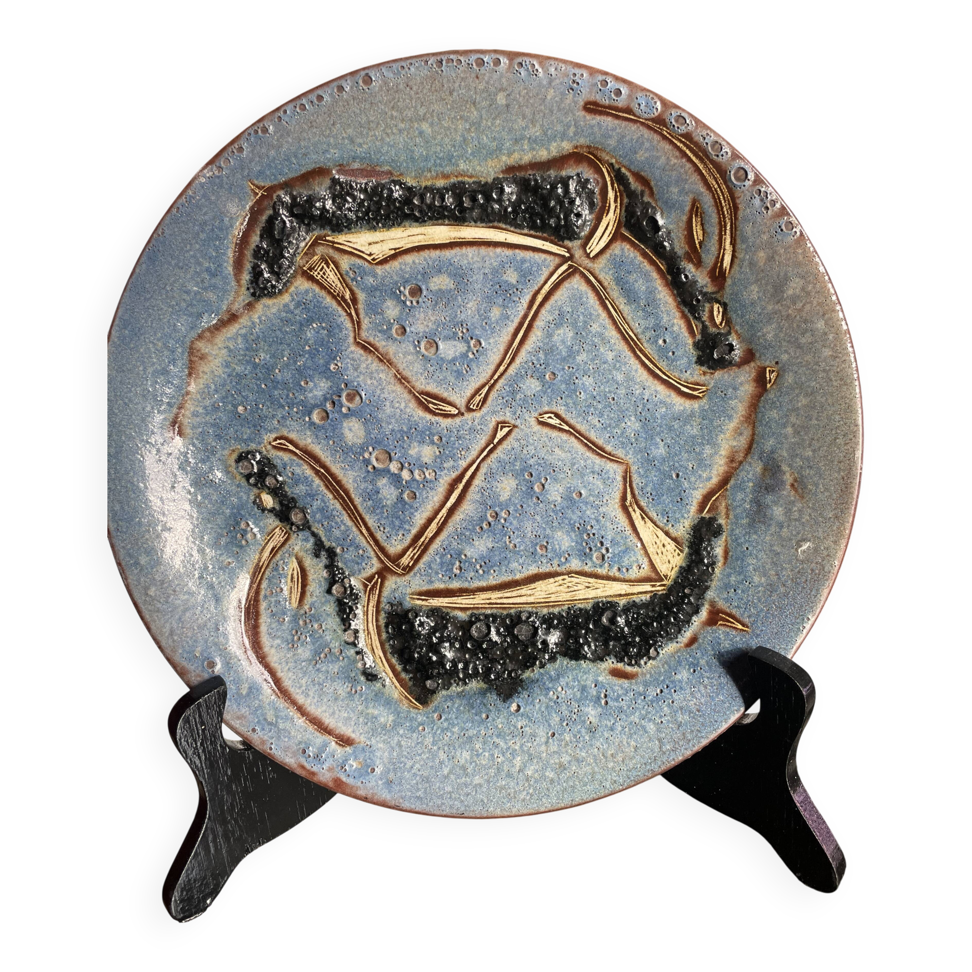 Mid century wall plate Le Castellet