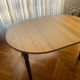 Extendable dining table for 4-8 people.