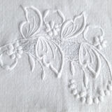 Embroidered tablecloth and 12 towels