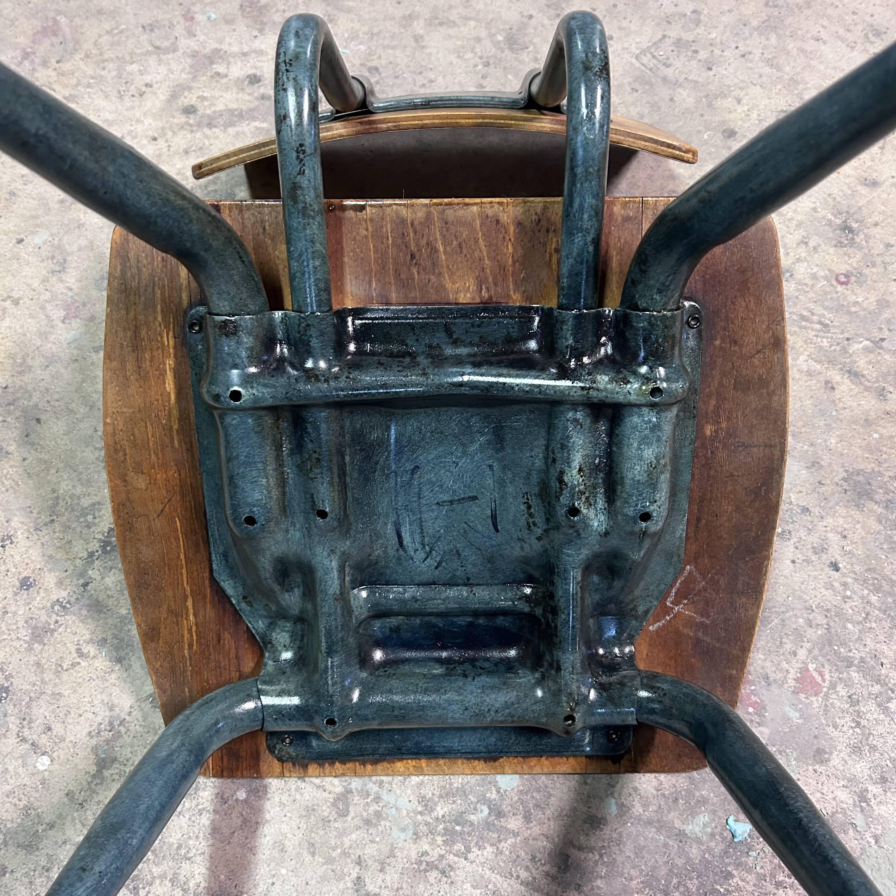 Vintage American school chair from the 60s