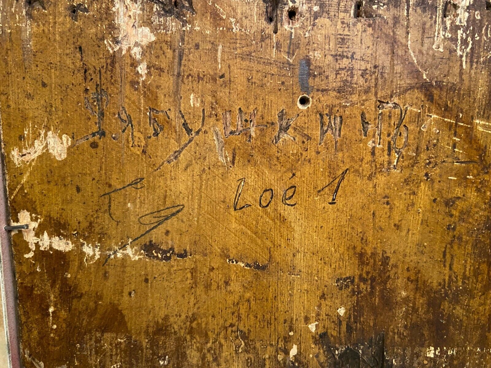 Oil painting on canvas Russian school late 19th century with portrait of a man Riabouchkine