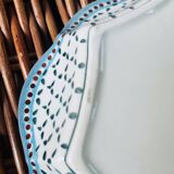 Large hollow stoneware dish from the wiza poland factory, handmade in poland