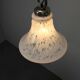 1970s Czechoslovak Mid-Century Glass Pendant Lamp with Marbled Shade