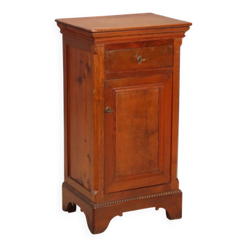 Table de chevet en mélèze - Italie fin XIXe siècle