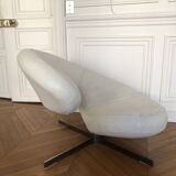 Roche Bobois Cloud Armchair White Leather