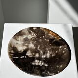 Dish in petrified wood