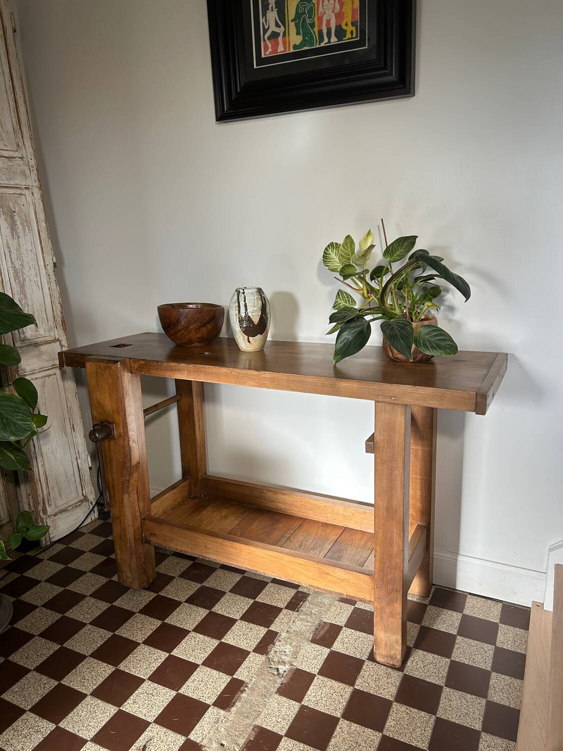 Vintage beech table