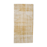 Tapis turc jaune 189x93
