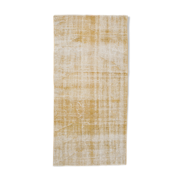 Tapis turc jaune 189x93