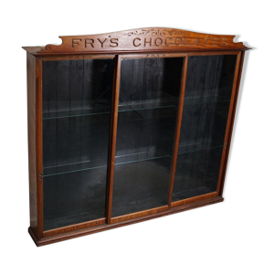vitrine en acajou Fry's