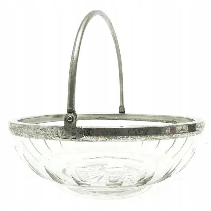 R1w crystal plate art deco viennese cut