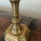 Antique bronze candlestick