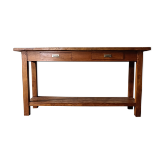 Teak console