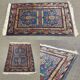 Small handmade wool Iranian rug.