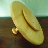 Plateau tournant à fromage en bois d'Hevea massif, boite d'origine