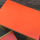 School desk and children's chair