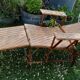 Deck chair in rattan and cannage 1900