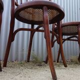 Chaises de salle à manger bistro Thonet originales, lot de 4