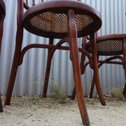 Chaises de salle à manger bistro Thonet originales, lot de 4