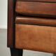 Very interesting sheepskin Art Deco design armchair with a great design