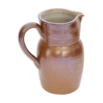 Old stoneware pitcher