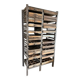 Antique printing furniture with drawers – wood & metal – industrial