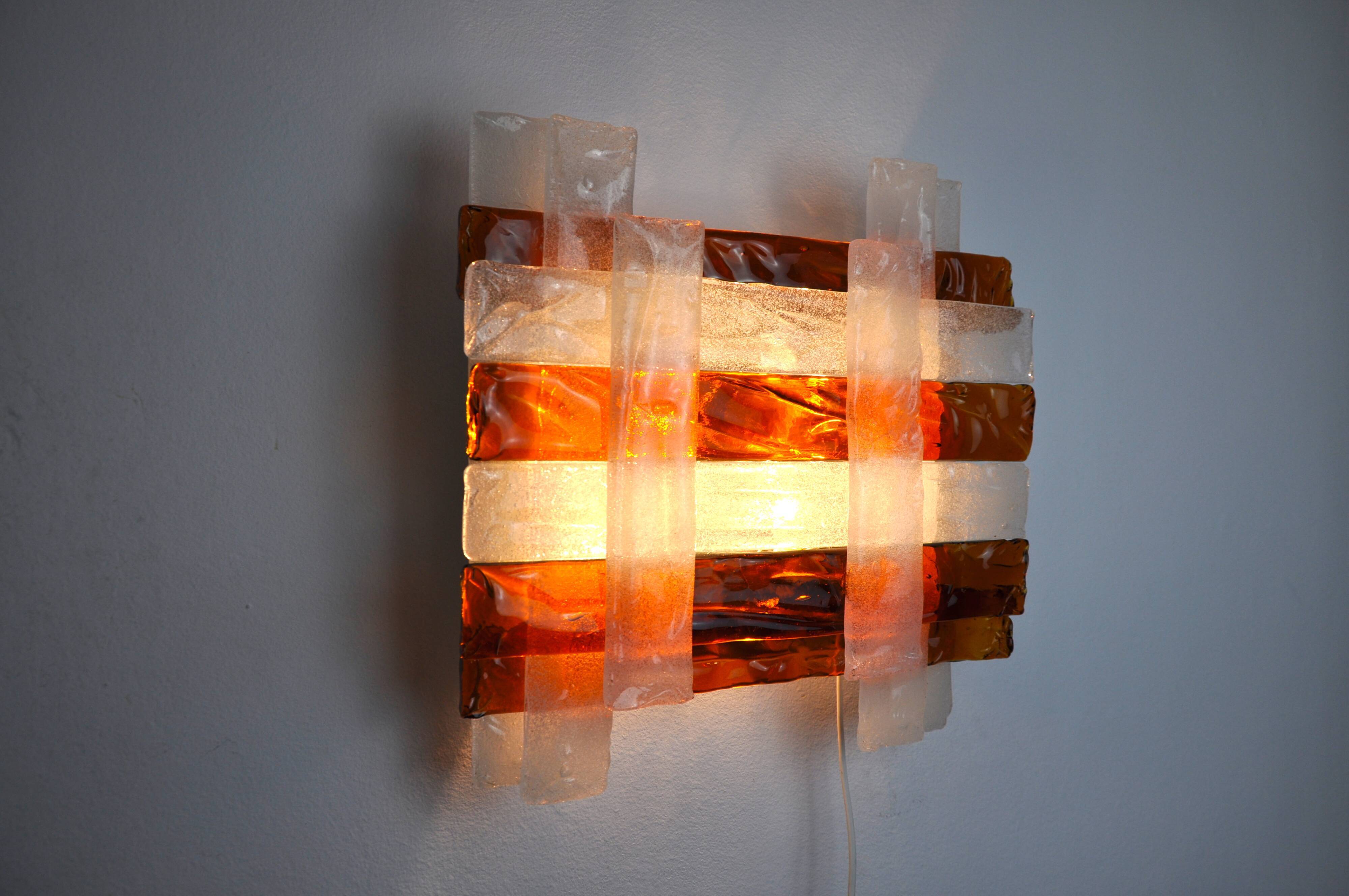 Applied Poliarte by Albano Poli, 1970, Murano Italy