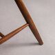 Pair of sculptural rustic wooden chairs in pine France 1960