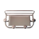 Porte manteau en aluminium art déco avec miroir