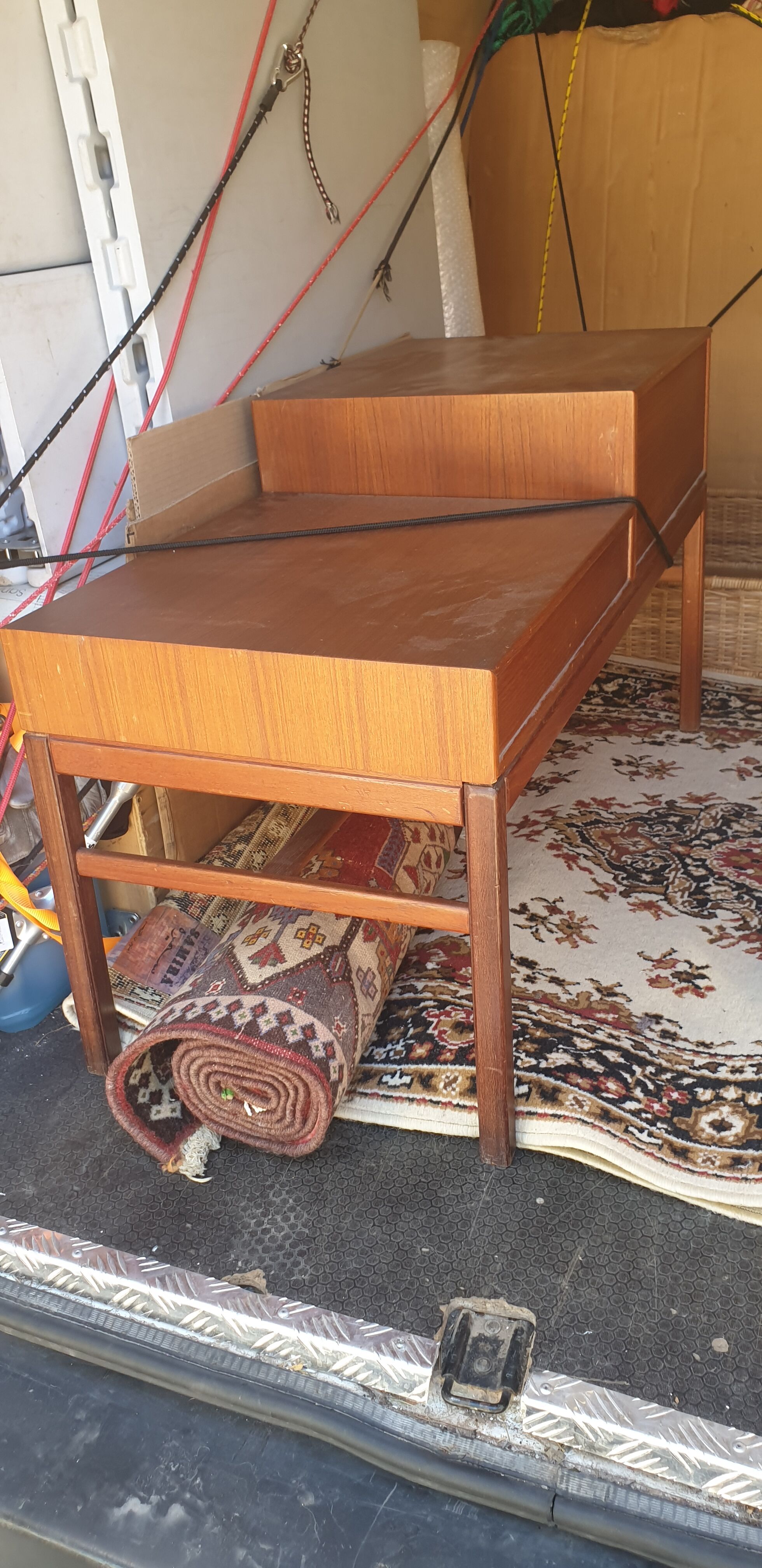 Desing 60 entry cabinet in swedish teak