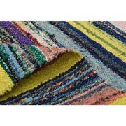 1970s Vintage Turkish Oushak Handmade Wool Cotton Yellow Runner Rug 65x318