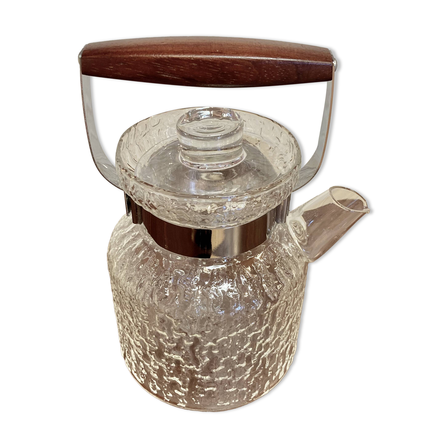 Théière scandinave en verre, 1950