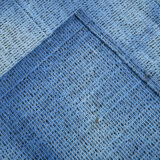 Shades of blue flatweave vintage rug 359x269cm