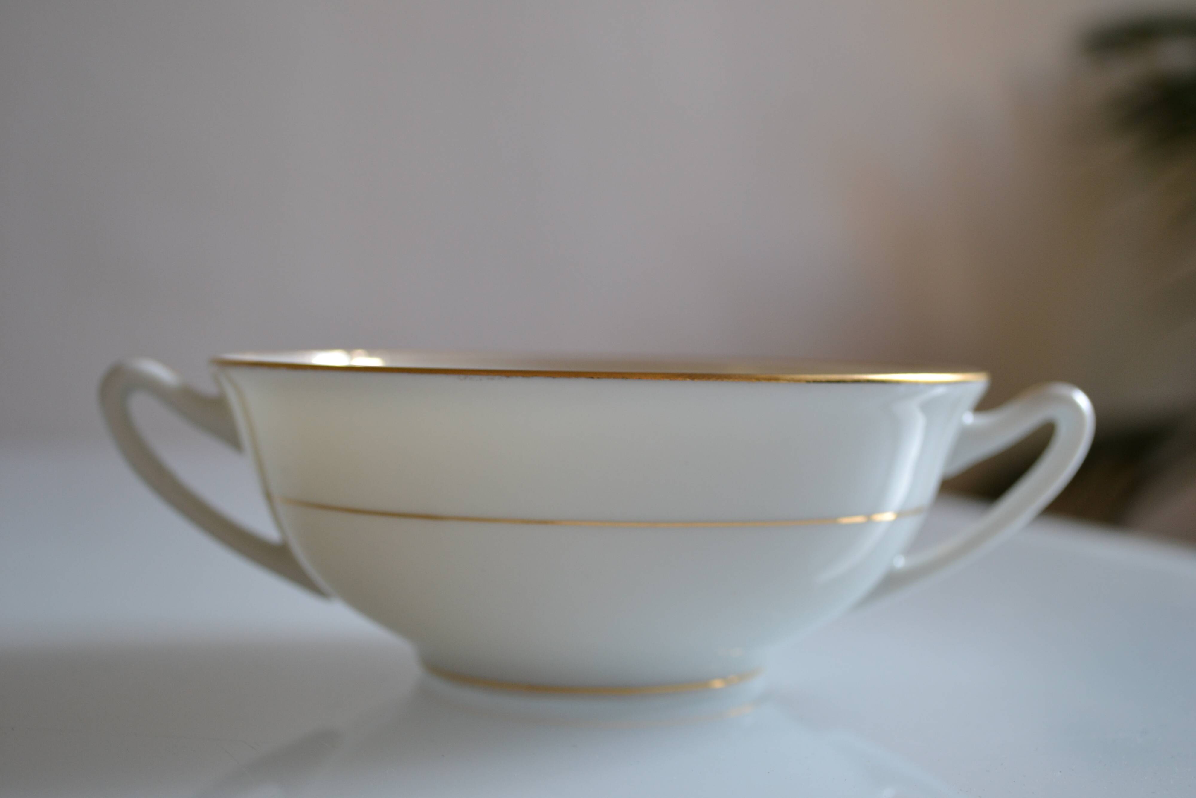 Porcelain shaking cup UC Limoges France circa 1920