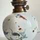 Limoges porcelain lamp France