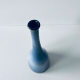 Signed blue sandstone soliflore vase