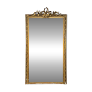 Miroir doré de style