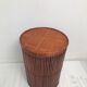 Vintage oval wicker linen basket