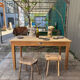 Oak farmhouse table