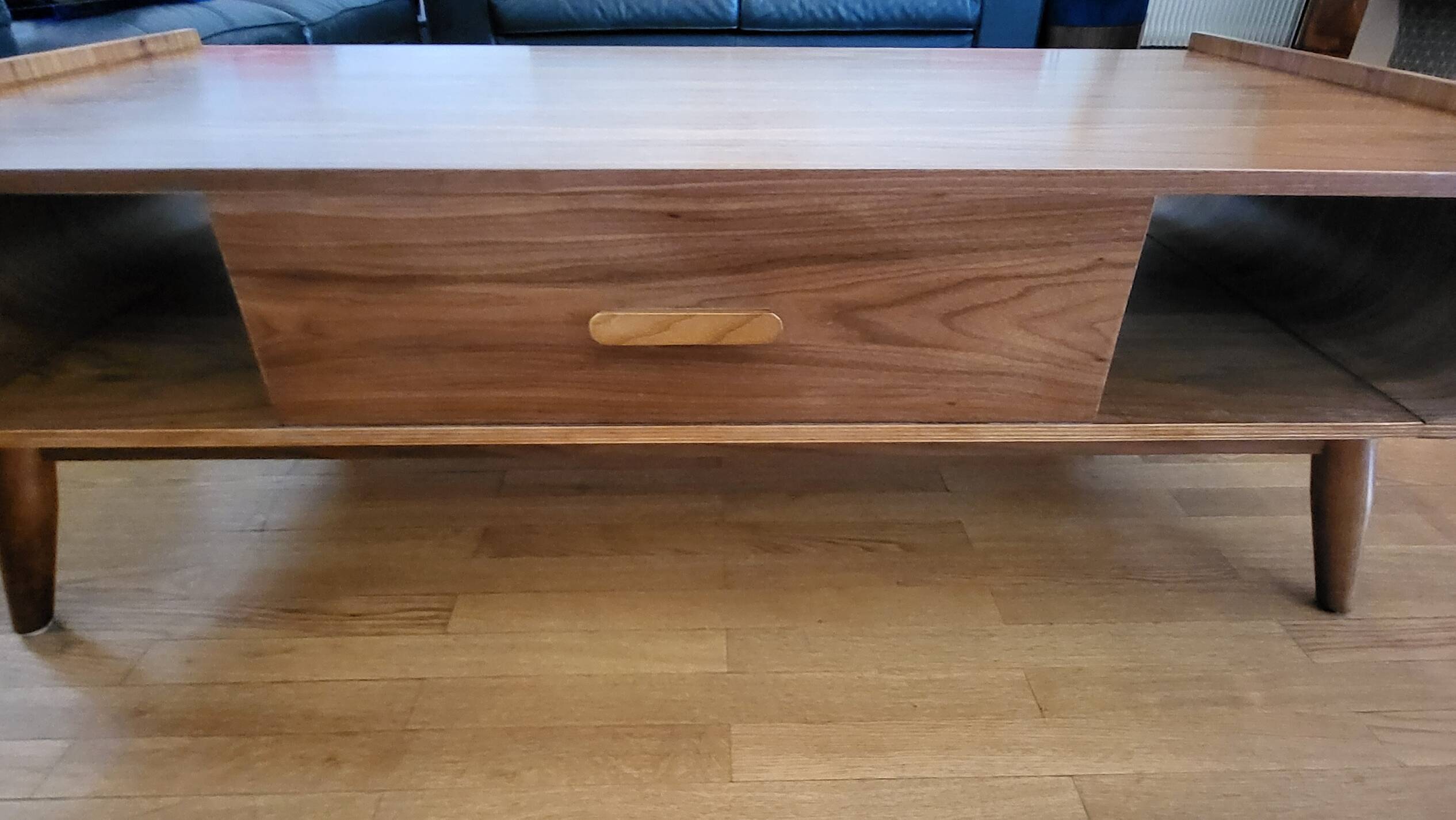 Miliboo walnut coffee table