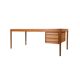 Mid-century modern teak desk by Torbjørn Afdal for Bruksbo, 1960s