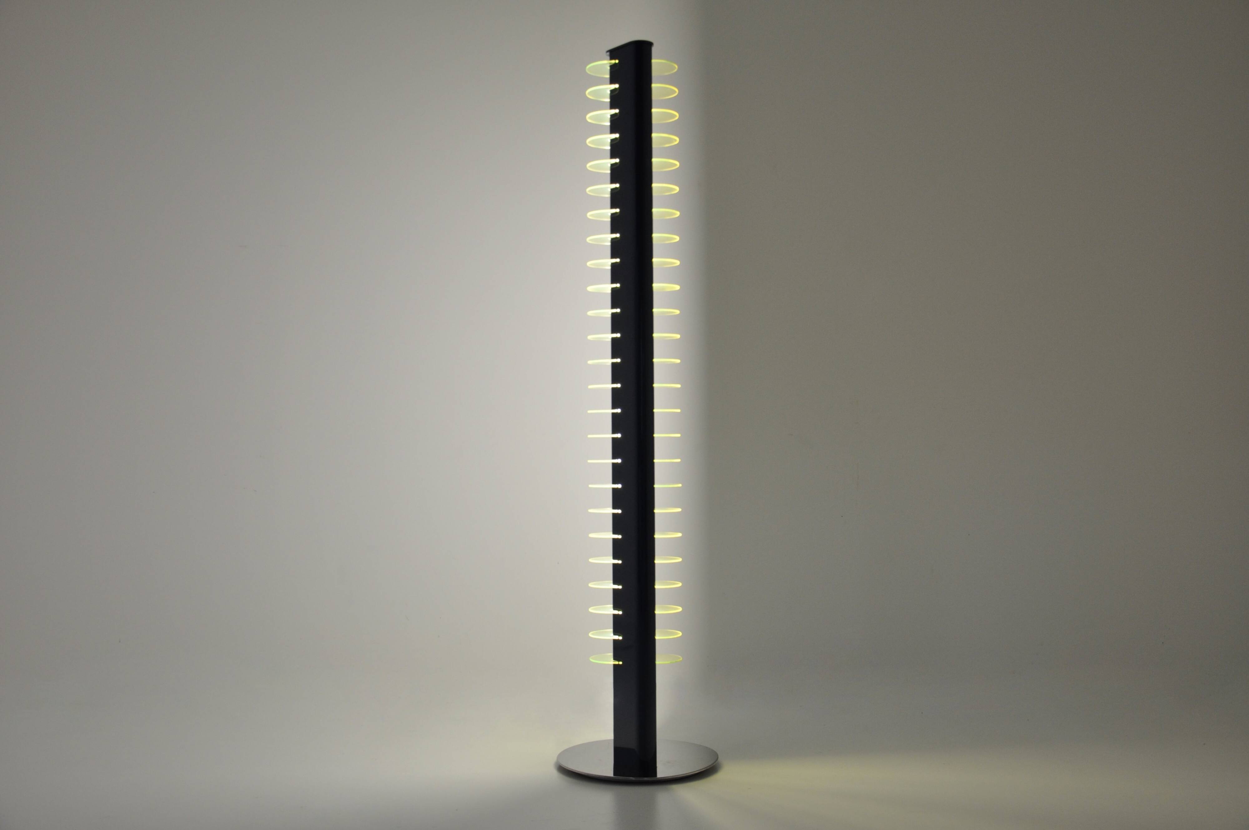 "Amalassunta" floor lamp by Vittorio Gregotti for Bilumen, 1960s