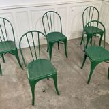 Set of 6 TOLIX chairs model "B"